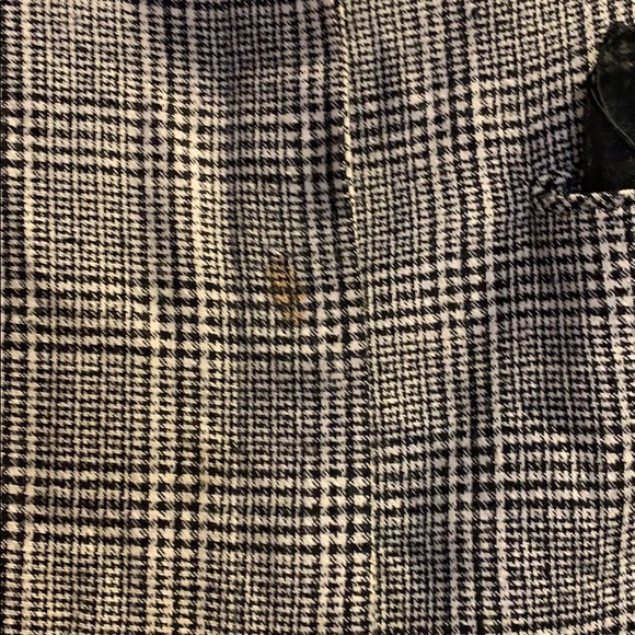 Vintage 80s Suit Tweed B&W Jckt & Blk Pleated Skrt - Picture 2 of 5